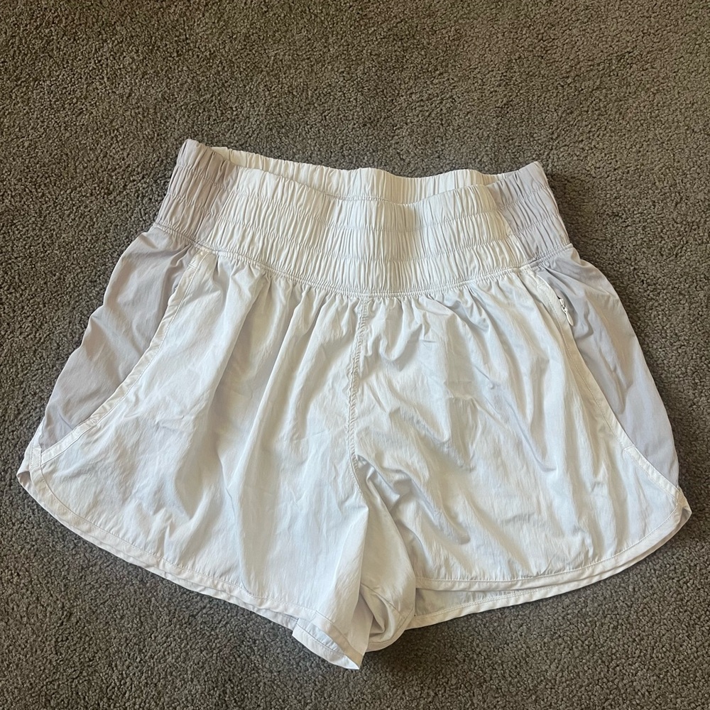 Yogalicious Soft White Bailey Shorts